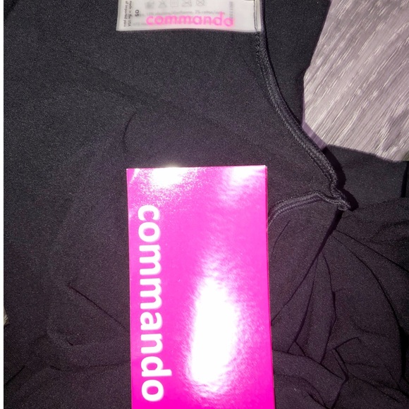 Commando Black Short Sleeve Bodysuit Turtleneck OS - Picture 11 of 12